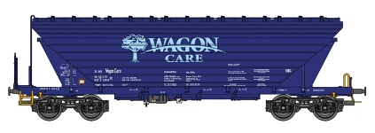 NPE Modellbau NW52218 - TT - Getreidesilowagen Wagon Care, SVN, Ep. V-VI - Wagen 2
